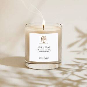 White Oud Candle Scent